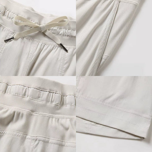 Women's Athletic Lightweight Shorts with Elastic Waist Band & Tie Strings